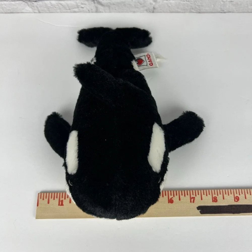 Ganz Webkinz Orca Killer Whale HM221 Plush Stuffed‎ Animal Toy Lovey 10